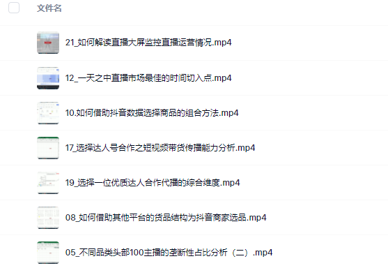宁静数据2022抖音数据化运营系列课，最新的抖音直播间起爆算法创业之家-网创项目资源站-副业项目-创业项目-搞钱项目创业之家