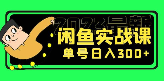 花599买的闲鱼项目：2023最新闲鱼实战课（7节课）创业之家-网创项目资源站-副业项目-创业项目-搞钱项目创业之家