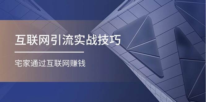 互联网引流实操技巧(适合微商，吸引宝妈)，宅家通过互联网赚钱（17节）创业之家-网创项目资源站-副业项目-创业项目-搞钱项目创业之家