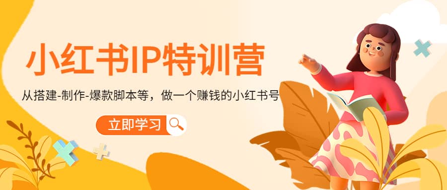 小红书IP特训营创业之家-网创项目资源站-副业项目-创业项目-搞钱项目创业之家