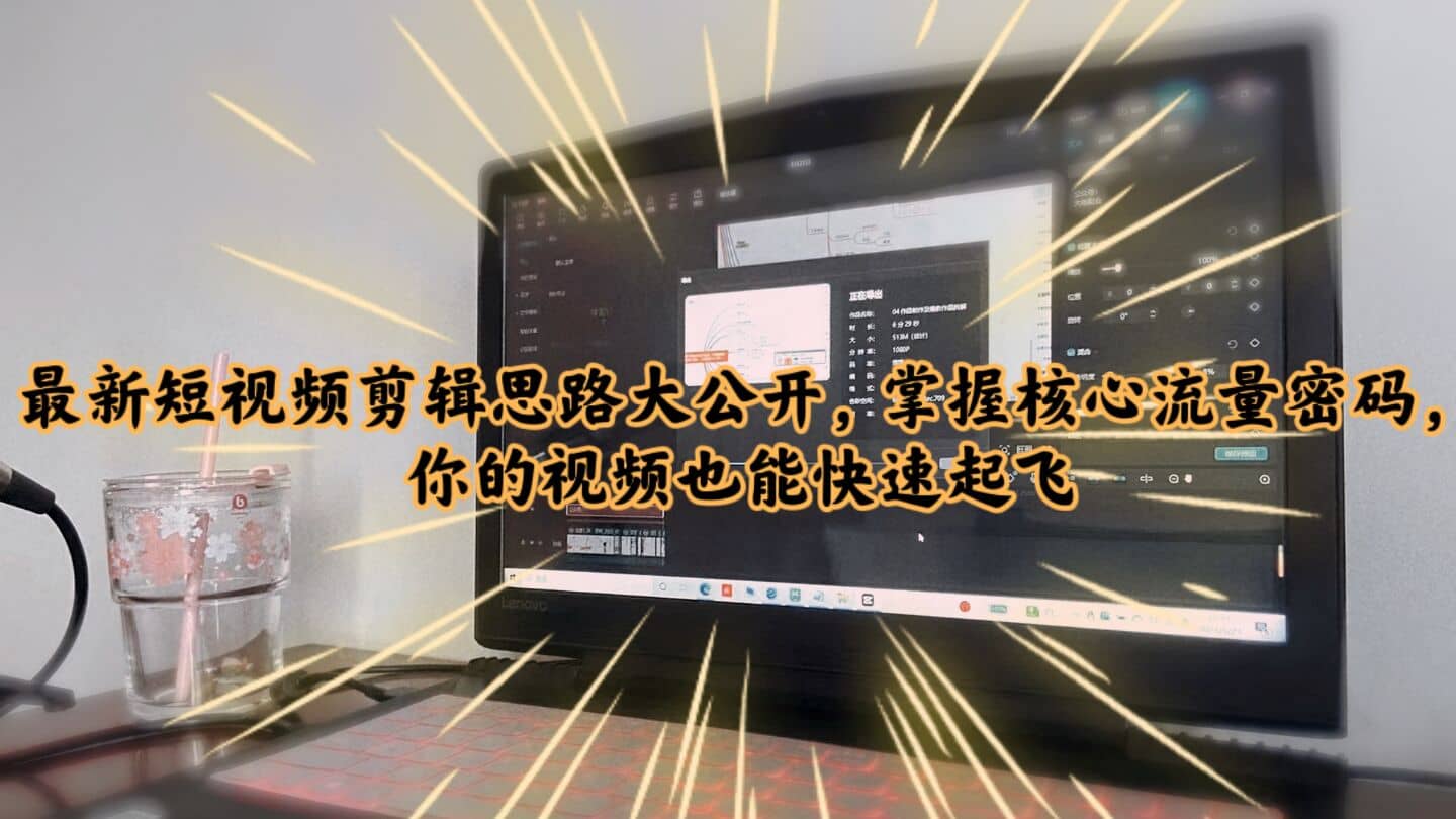 最新短视频剪辑思路大公开，掌握核心流量密码，你的视频也能快速起飞创业之家-网创项目资源站-副业项目-创业项目-搞钱项目创业之家