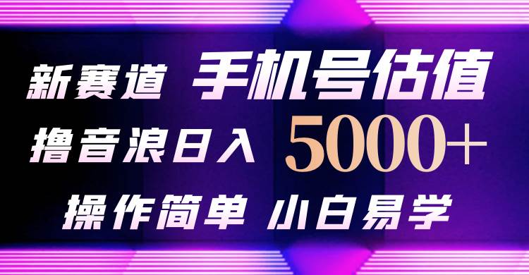 抖音不出境直播【手机号估值】最新撸音浪，日入5000+，简单易学，适合…创业之家-网创项目资源站-副业项目-创业项目-搞钱项目创业之家