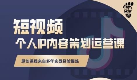 抖音短视频个人ip内容策划实操课，真正做到普通人也能实行落地创业之家-网创项目资源站-副业项目-创业项目-搞钱项目创业之家
