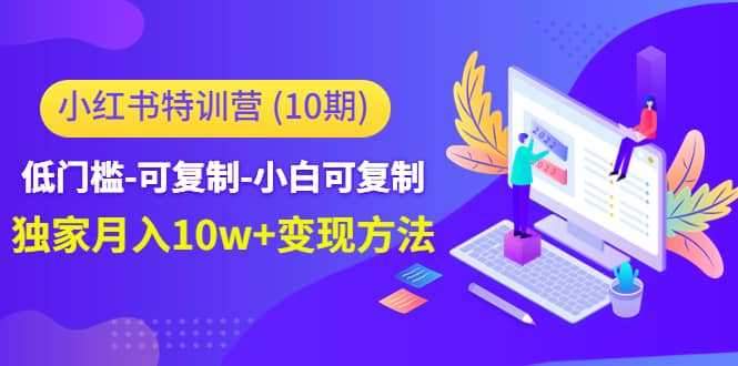 小红书特训营（第10期）低门槛-可复制-小白可复制创业之家-网创项目资源站-副业项目-创业项目-搞钱项目创业之家