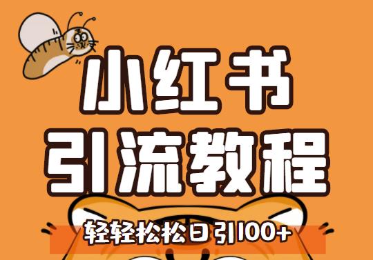 小红书运营引流全系列课程，每天引流100精准粉创业之家-网创项目资源站-副业项目-创业项目-搞钱项目创业之家