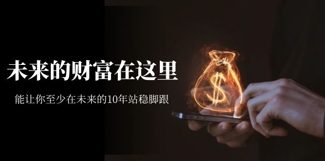 某收费文章《未来的财富在这里》能让你至少在未来的10年站稳脚跟创业之家-网创项目资源站-副业项目-创业项目-搞钱项目创业之家