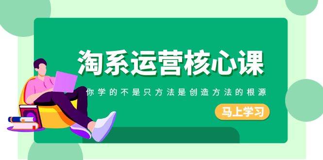 淘系-运营核心课，你学的不是只方法是创造方法的根源（190节课）创业之家-网创项目资源站-副业项目-创业项目-搞钱项目创业之家