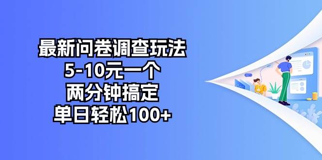 最新问卷调查玩法，5-10元一个，两分钟搞定，单日轻松100+创业之家-网创项目资源站-副业项目-创业项目-搞钱项目创业之家