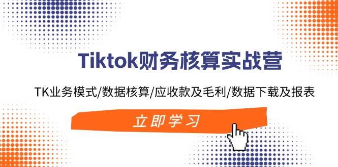 Tiktok财务核算实战营：TK业务模式/数据核算/应收款及毛利/数据下载及报表创业之家-网创项目资源站-副业项目-创业项目-搞钱项目创业之家