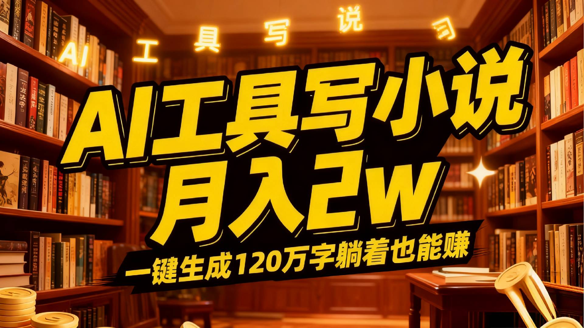 2026年AI工具写小说,一键生成120万字,躺着也能赚,月入2w+创业之家-网创项目资源站-副业项目-创业项目-搞钱项目创业之家